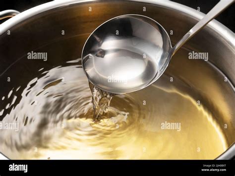 Dashi Soup Stock And The Basics Of Japanese Cuisine Black Background