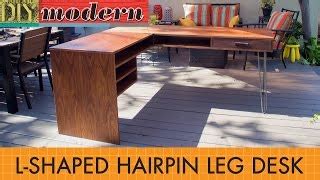 l shaped desk plans free - Woodworking Challenge