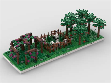 Lego Moc Agricultural Fields For A Modular Village 2 By Gabizon