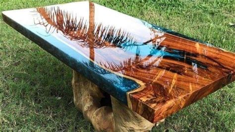 Realiza Esta Innovadora Mesa Tropical Epoxi Arte Con Epoxi