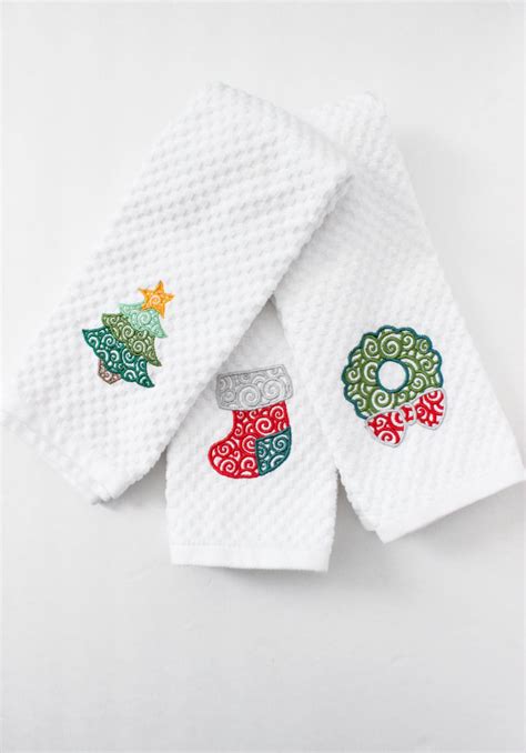 Christmas Kitchen Towels Christmas Towels Holiday Kitchen Towels Gift