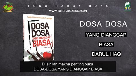 DOSA DOSA YANG DIANGGAP BIASA DARUL HAQ YouTube