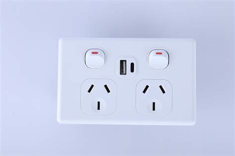 SAA Approval Australian Standard Double Power Points Electrical Wall