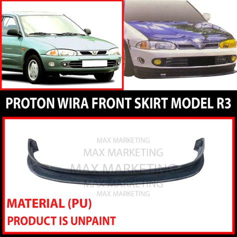 Proton Wira Front Skirt Model R Pu Lazada