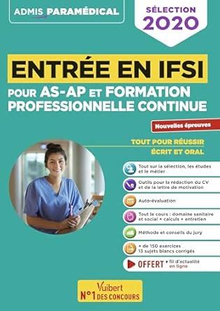 Amazon Fr Entr E En Ifsi Pour Les As Ap Et Formation Professionnelle