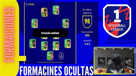 Como poner las MEJORES FORMACIÓNES OCULTAS efootball DE LA NUEVA