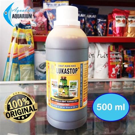 Jual Obat Ikan Hias Lukastop Ml Aa Produk Anti Luka Dan Karantina