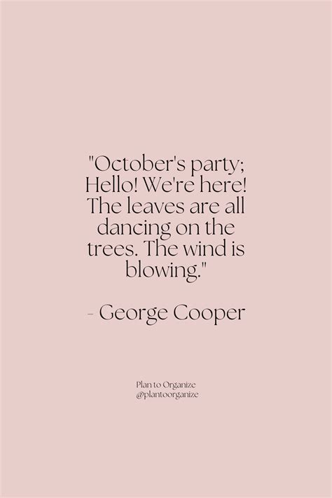 Embracing October: 25 Inspiring Quotes and Poetic Reflections - Plan to ...