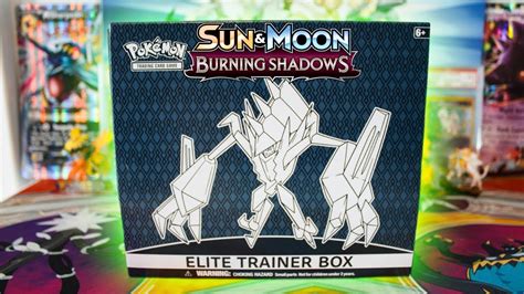 Burning Shadows Elite Trainer Box Youtube