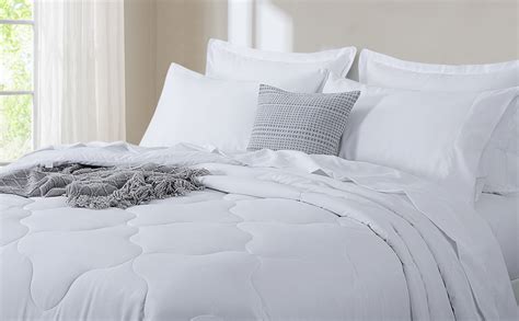 Amazon Ruikasi King Bed Comforter Set With Sheets Pieces White