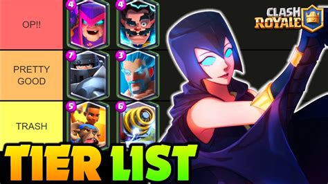 Ranking Every Legendary Card In A Tier List Clash Royale Tier List 2021 Youtube