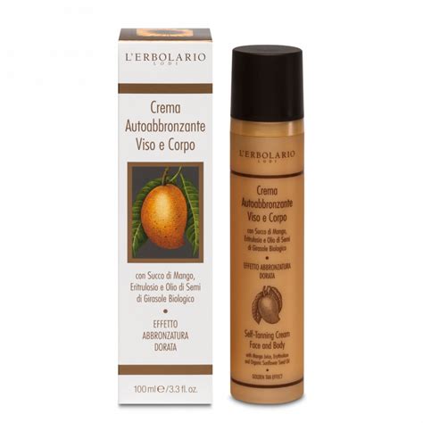 L Erbolario Crema Autobronzanta Cu Mango 100ml Dr Max Farmacie