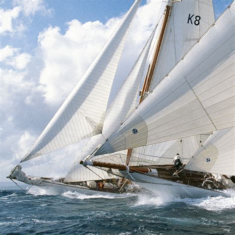 Canvas Astra And Candida Racing At The Nioulargue Regatta By Philip