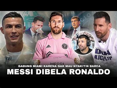 End Of Era Ronaldo Respect Ke Messi Reaksi Dunia Melihat Messi Cr