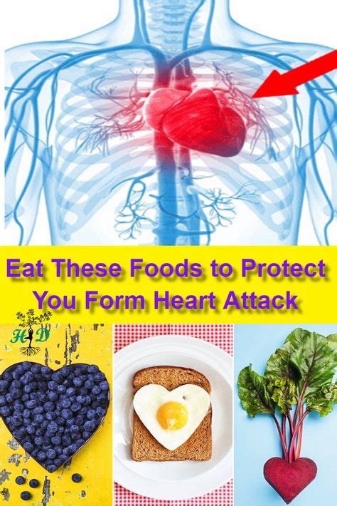 Eat These Foods To Protect You Form Heart Attack Heart Attack Prevention Heart Attack