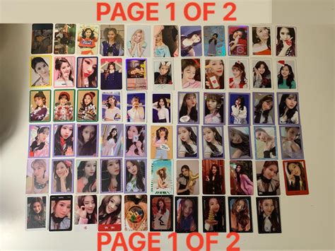 Twice OFFICIAL Album Photocards listing 1 of 2 - Etsy