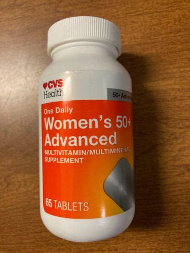 Cvs Health One Daily Womens 50 Advanced Multivitamin 65 Tablets Ebay