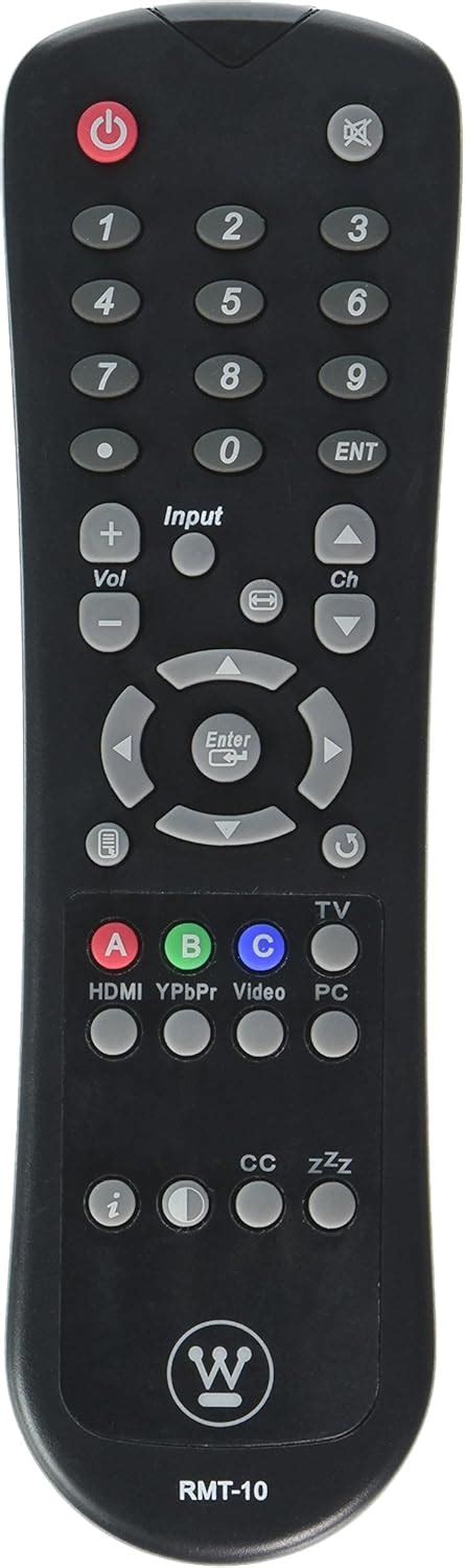 Westinghouse Digital Lcd Tv Remote Control Rmt Supplied With Models