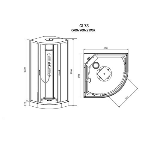 Sanotechnik Quickline Komplettdusche Sky Gebogen X X Cm