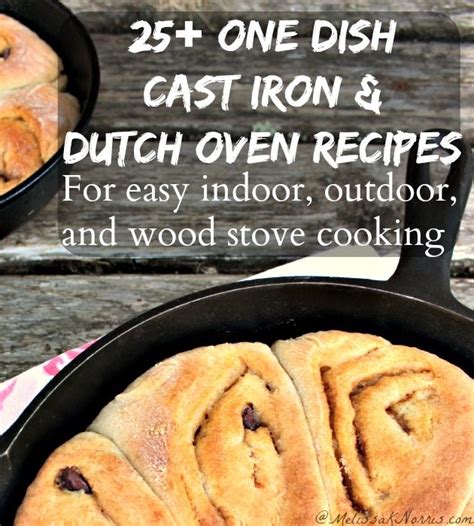 Cast Iron Dutch Oven Recipes Melissa K Norris