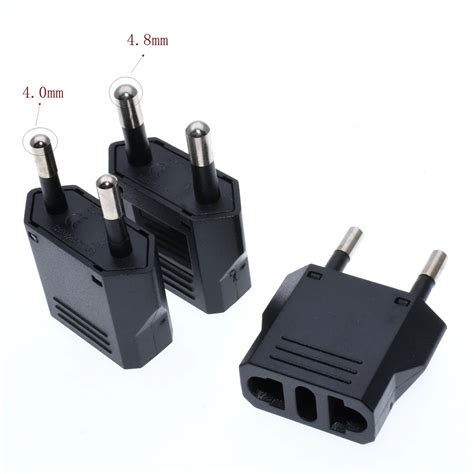 Pcs Eu Euro Kr Plug Adapter Us To Eu Plug Adapter Travel Kr Eu Adapter