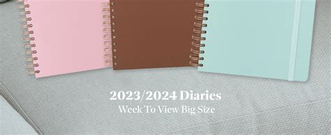 Kokonote Misty Gray Diary 2024 Big Size 8 3 X 9 8 Inches 21 X 25 Cm