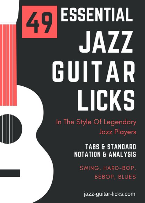 Jazz Guitar Licks And Transcriptions With Tabs