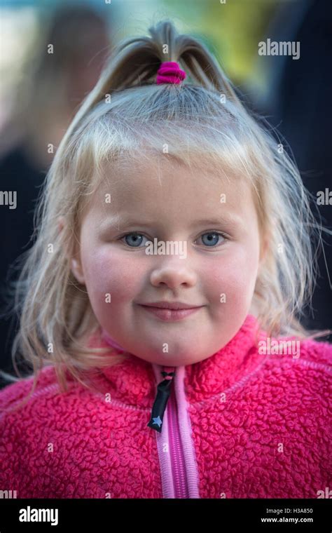 Portrait of young Icelandic girl, Iceland Stock Photo - Alamy