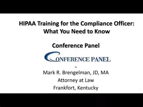 Ppt Hipaa Training For The Compliance Officer What You Need To Know