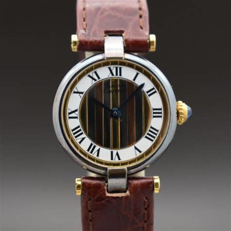 Must De Cartier Tank Vendome Vermeil Trinity True Patina