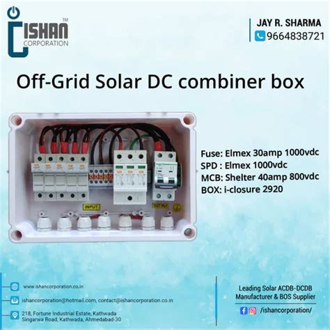 Off Grid Solar Dcdb Box 5in 1out At Rs 4500 Solar Dcdb In Ahmedabad Id 2852584594488