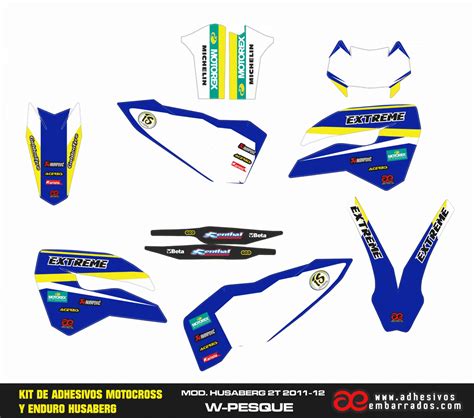 Kit De Adhesivos Para Husaberg T Adhesivosembarrados