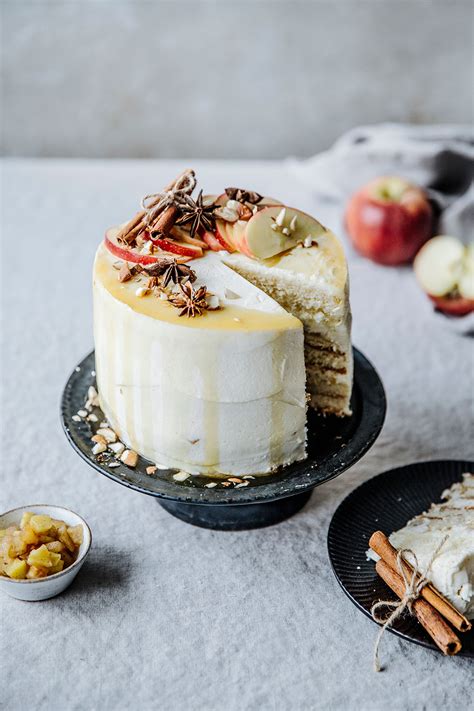 Torte mit Bratapfelfüllung amicella de