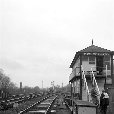 The Transport Library British Rail Signal Box View At Syston South