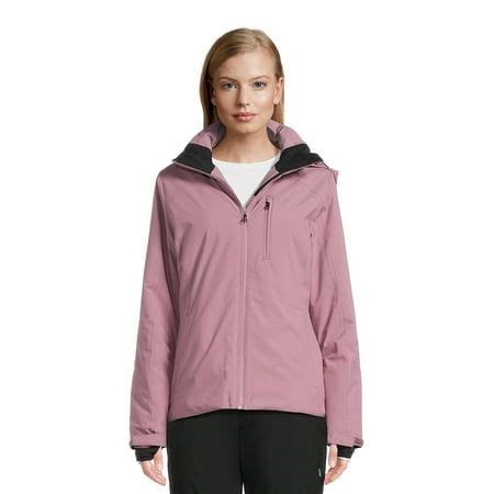 Tec One Hooded Pongee Ski Snowboard Jacket Womens In