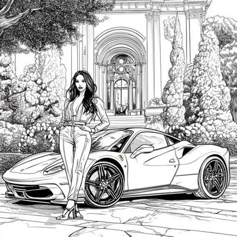 Ferrari Coloring Pages Coloring Sheets for Everyone – IMAGELLA