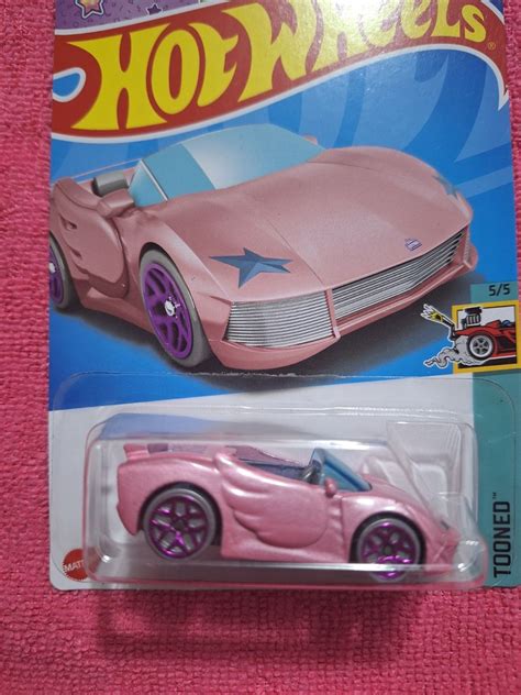 Hot Wheels Barbie Extra Rosa Cartela Longa Raro Carrinho De Beb