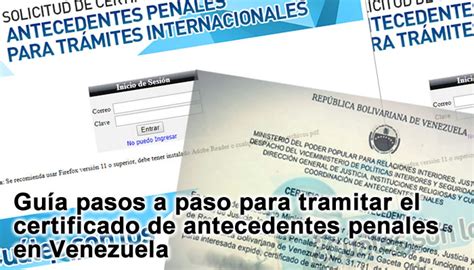 Guía pasos a paso para tramitar el Certificado de Antecedentes Penales