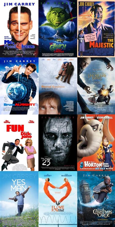 12 Movies In 10 Years Which 2000s Jim Carrey Movies Do You Like And