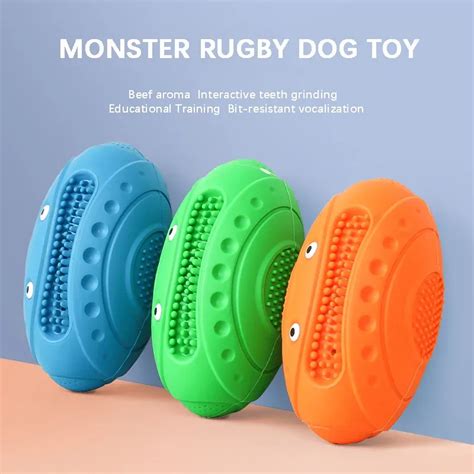 Jouets Balle Pour Chien Jouets À Mâcher Balle De Monstre En Caoutchouc