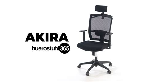 Ergonomischer B Rostuhl Akira Funktionsvideo Buerostuhl Youtube