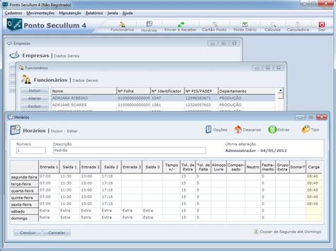 Ponto Secullum 4 Sistema adequado à portaria 1510 Secullum