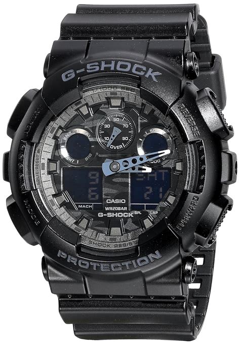 Casio G Shock Analog Digital Dial Black Resin Mens Watch