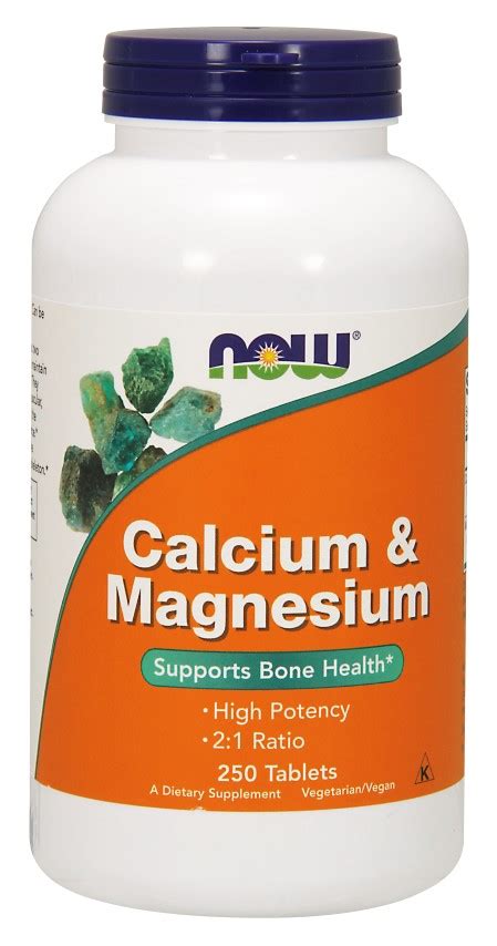 Now Foods Calcium And Magnesium 250 Tablets