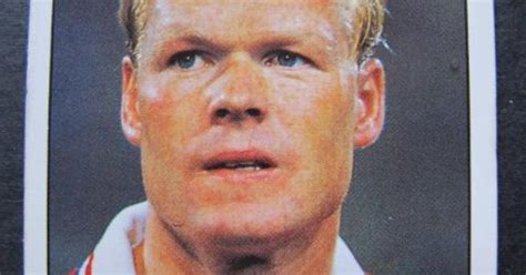 Cromo Pegatina Ronald Koeman Holanda Mundial USA 94 Coleccion Panini N