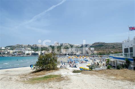 Mellieha Beach Stock Photo | Royalty-Free | FreeImages