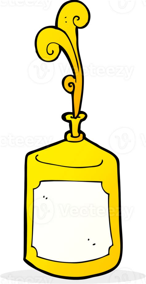 Cartoon Squirting Mustard Bottle 45161167 Png