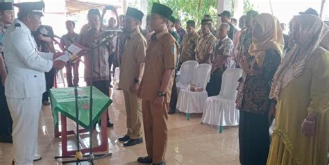 Desa Tanjung Kertosono Lantik Pejabat Baru Di Pemerintahan Desa