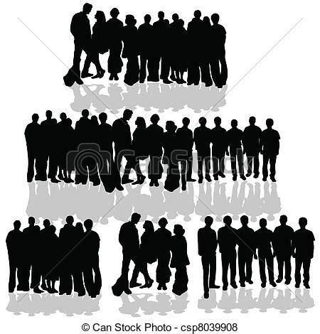 people clipart silhouette group 20 free Cliparts | Download images on ...