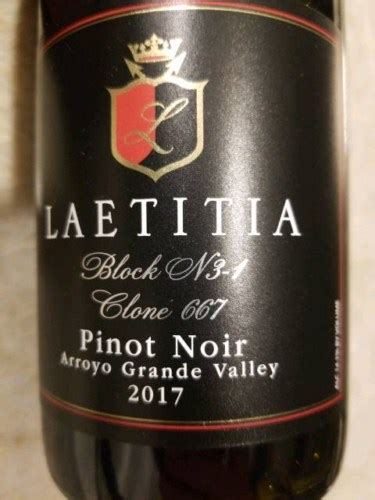 Laetitia Block N Clone Pinot Noir Vivino Brasil